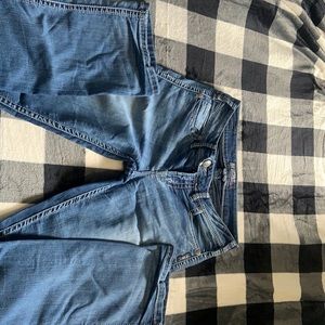 Silver boot cut jeans